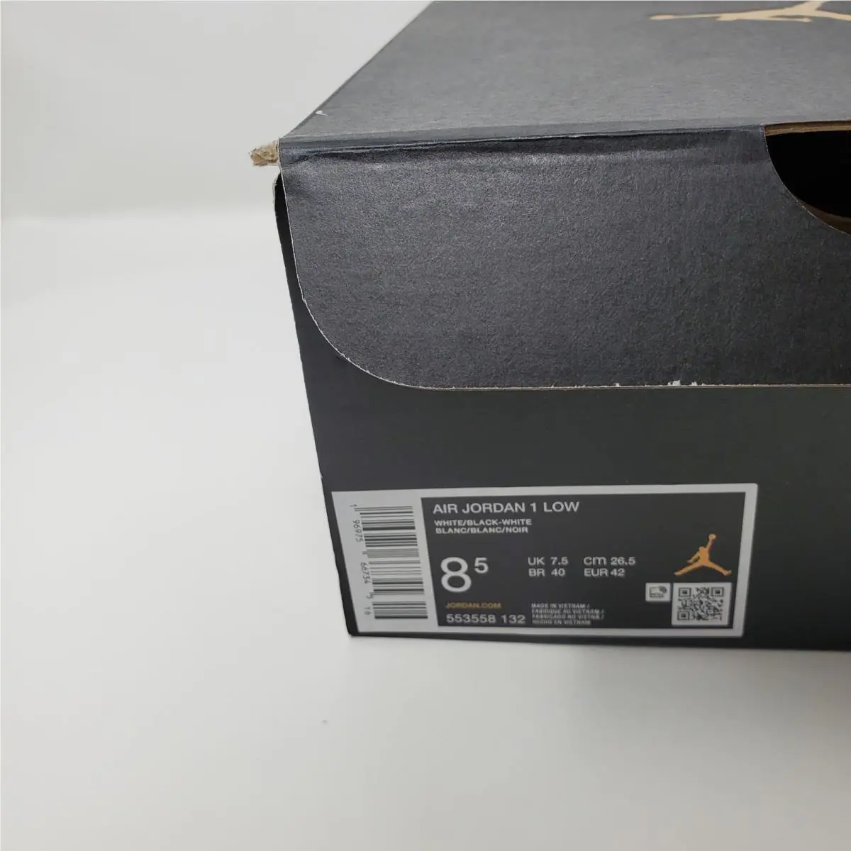 Nike shoes - Nike Air Jordan 1 Low - 553558-132 - White 8