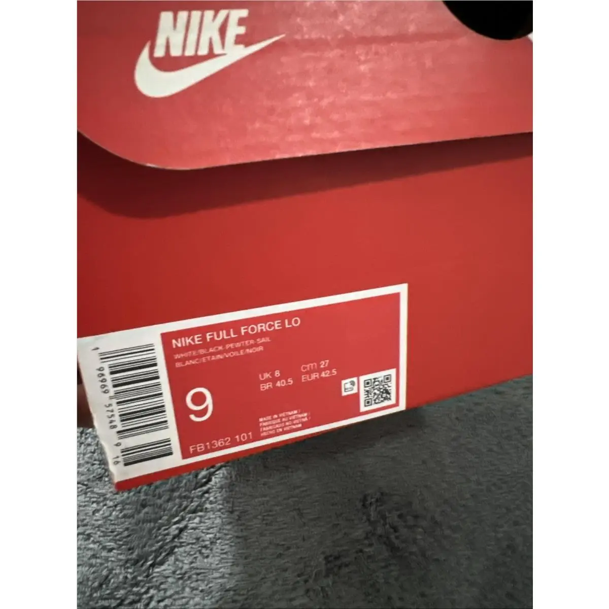 Nike shoes - Nike Full Force - Full Force - FB1362-101 - White 4