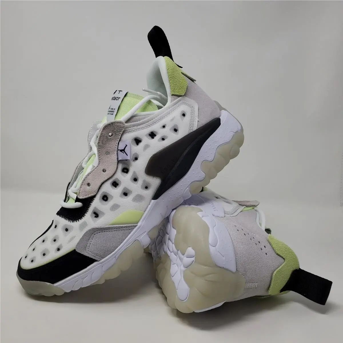 Nike Air Jordan Delta 2 White Cyber Green Sneakers CV8121-101 Men`s Size 11