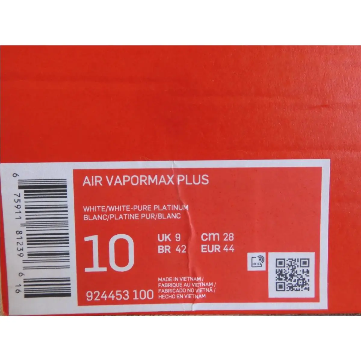 Nike shoes - Nike Air Vapormax Plus - Air Vapormax Plus - 924453-100 - White (UPC: 675911812396) 6