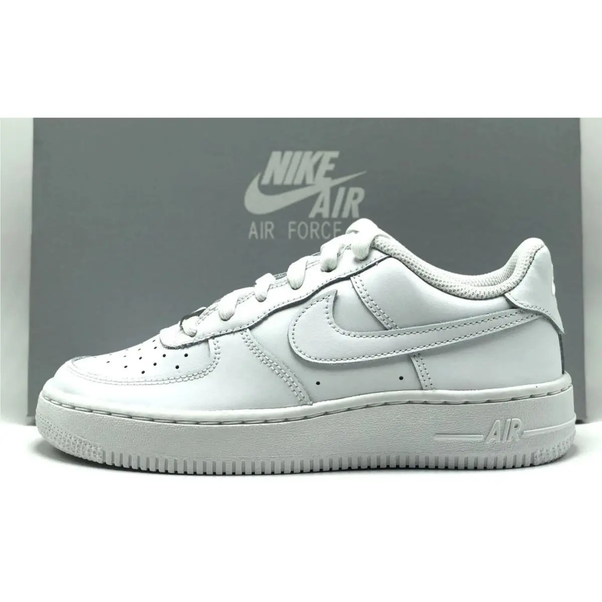 Nike Air Force 1 LE GS White Grade School Athletic Sneakers 7Y DH2920-111 - White