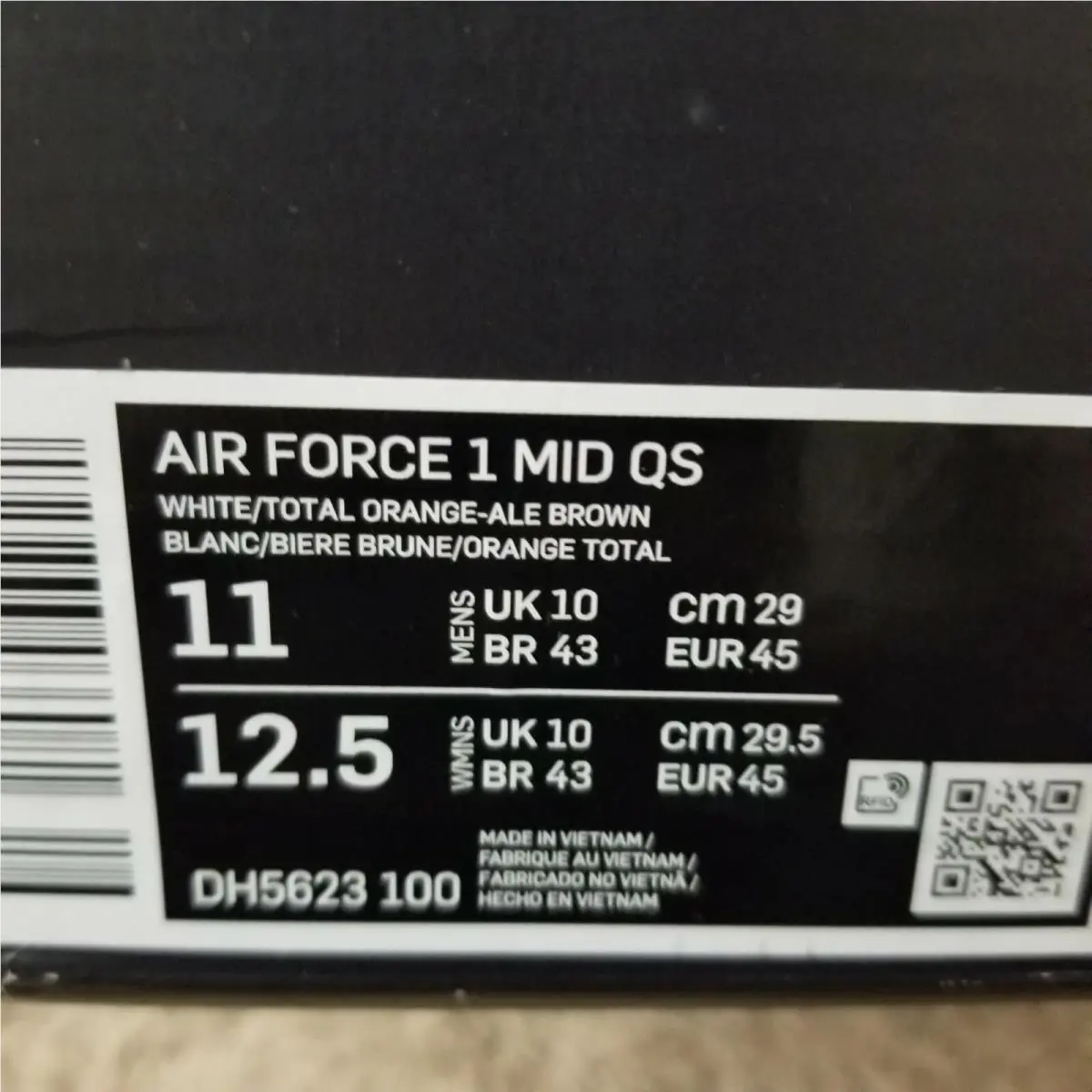 Nike shoes - NIKEAIR FORCE 1 MID - AIR FORCE MID - DH5623-100 - White (UPC: 195866466005) 2