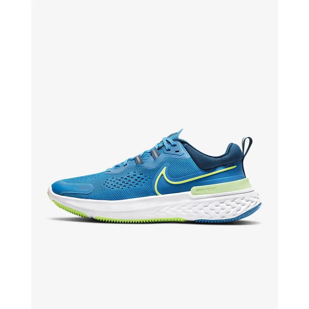 Nike shoes - Nike React Miler 2 - React Miler - CW7121 402 - Imperial Blue/Court Blue-White-Lime Glow (UPC: 195242121078) 0