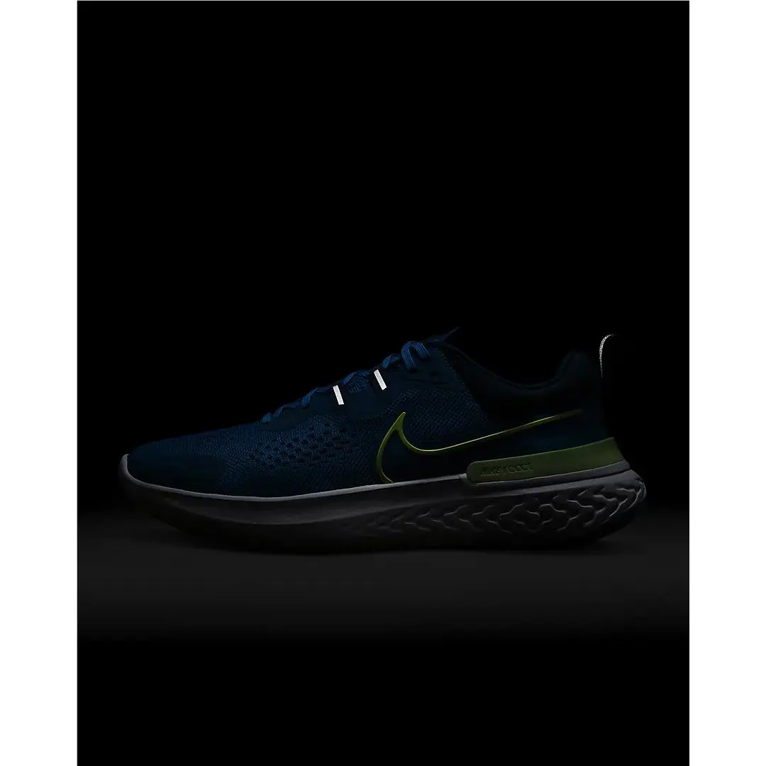 Nike shoes - Nike React Miler 2 - React Miler - CW7121 402 - Imperial Blue/Court Blue-White-Lime Glow (UPC: 195242121078) 1