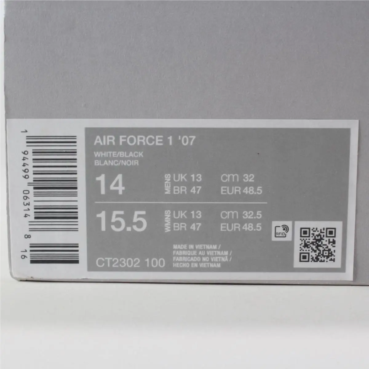 Nike shoes - Nike Air Force 1 `07 - CT2302-100 - White 11