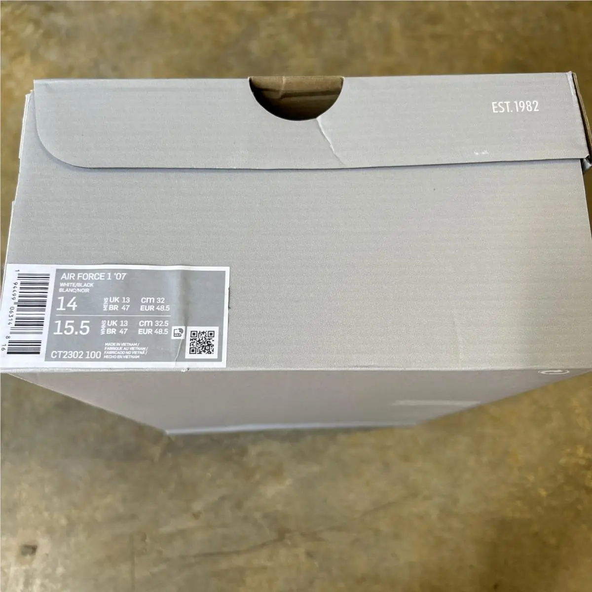 Nike shoes - Nike Air Force 1 `07 - CT2302-100 - White (UPC: 0194499063148) 9
