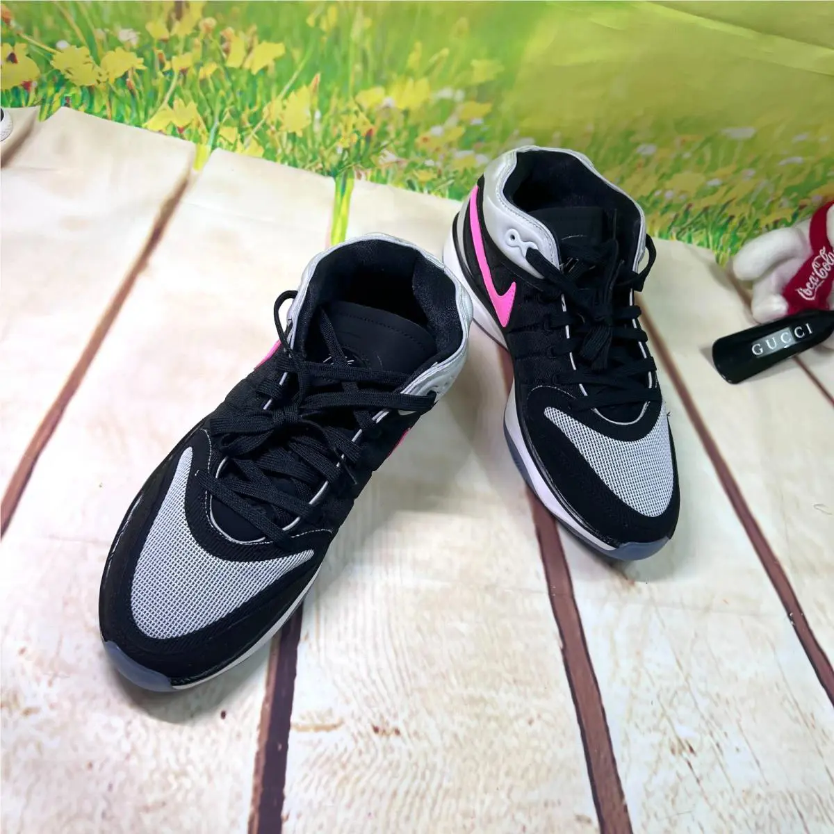 Nike shoes - Nike Air Zoom G.T.HUSTLE 2 - DJ9405-004 - Black/Pure Platinum/White/Pink Foam/Ashen Slate 0