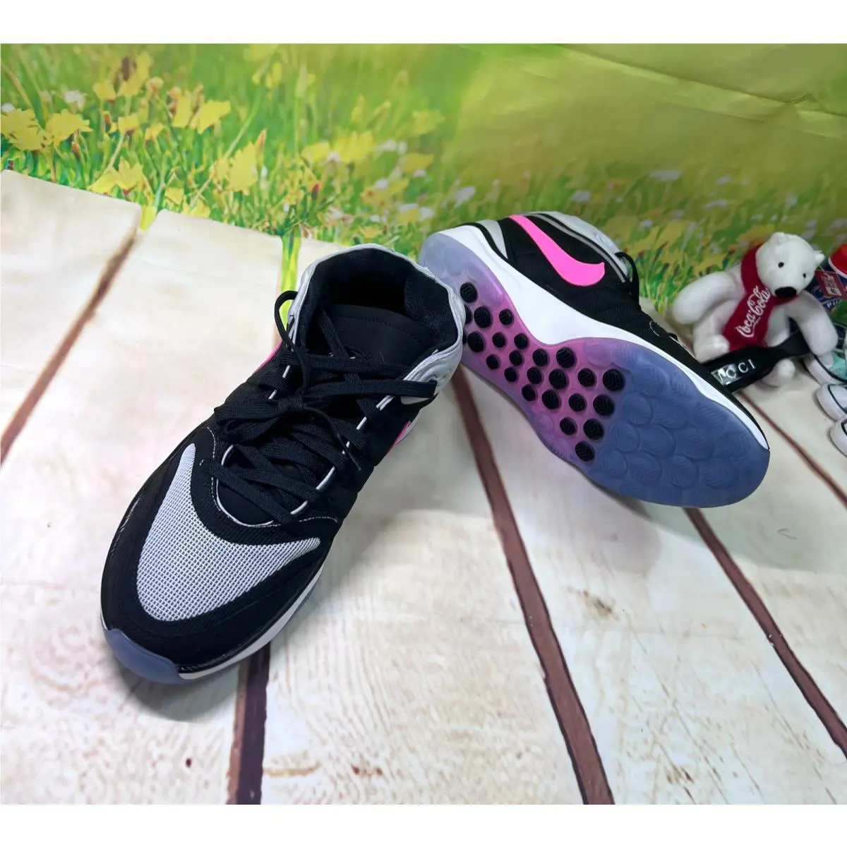Nike shoes - Nike Air Zoom G.T.HUSTLE 2 - DJ9405-004 - Black/Pure Platinum/White/Pink Foam/Ashen Slate 1