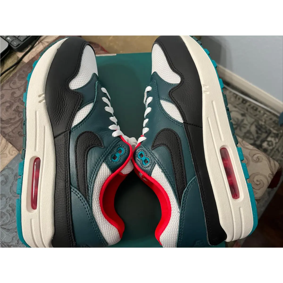 Nike shoes - Nike Air Max 1 - Air Max - FB8914-100 - Summit White Black 9
