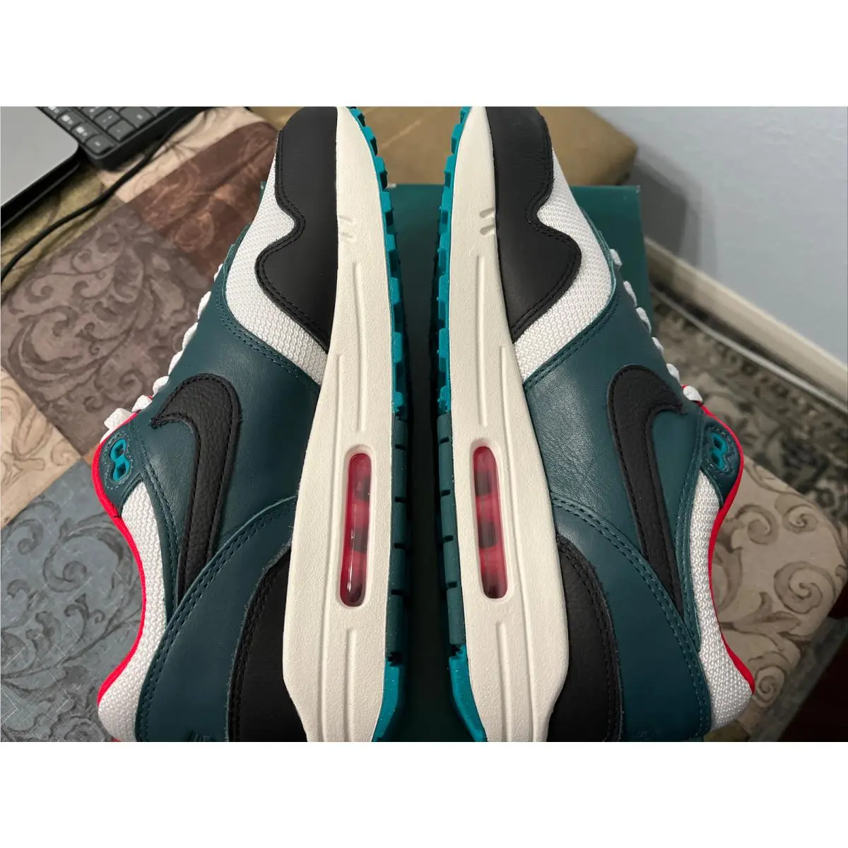 Nike shoes - Nike Air Max 1 - Air Max - FB8914-100 - Summit White Black 10