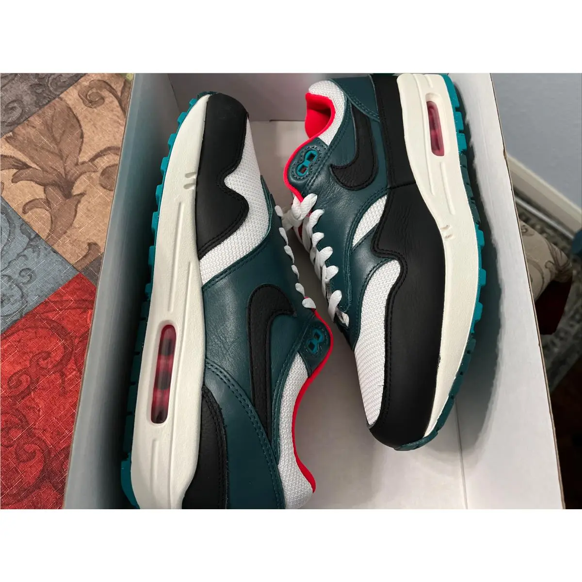 Nike shoes - Nike Air Max 1 - Air Max - FB8914-100 - Summit White Black 12