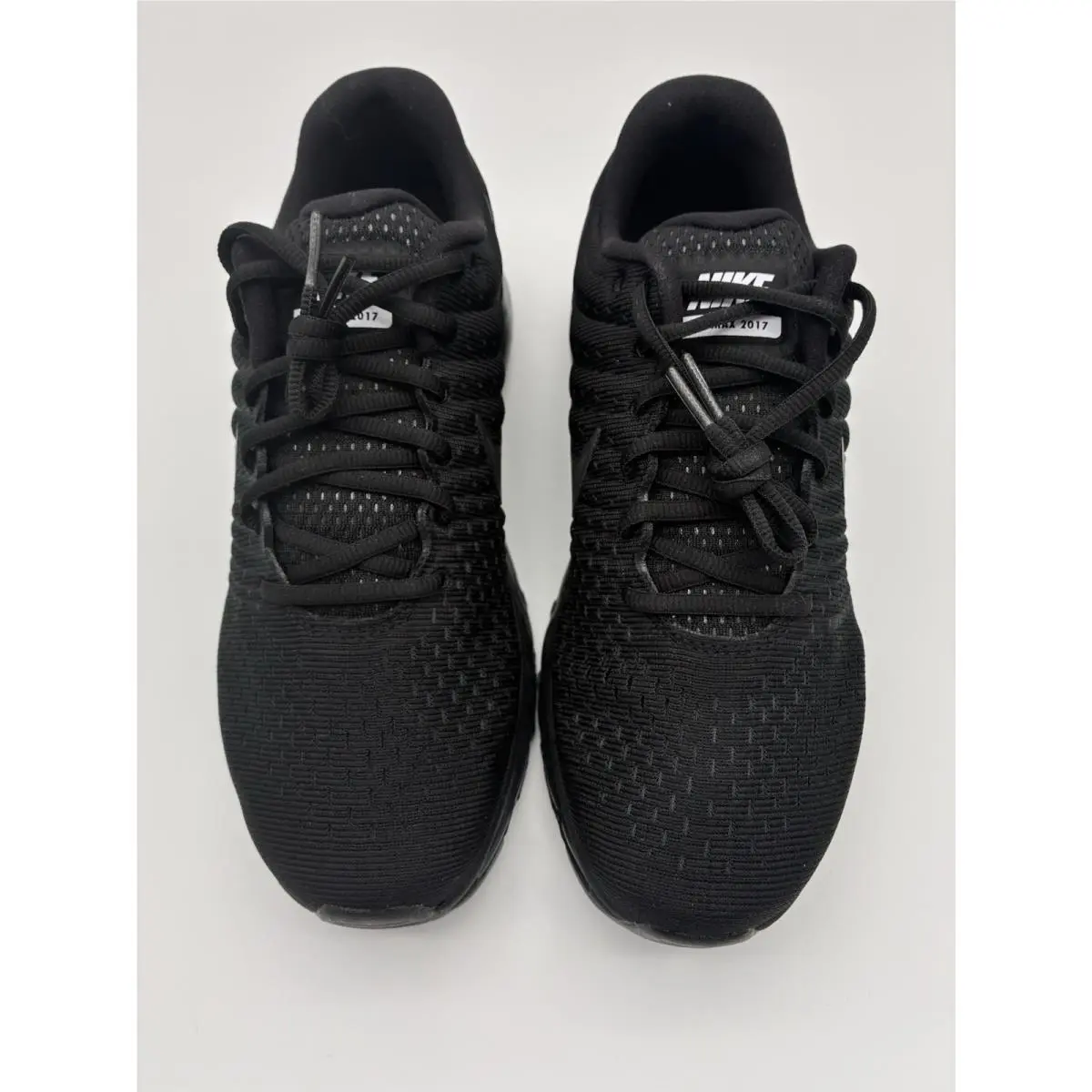 Nike Air Max 2017 Triple Black Mens Size 8 Running Shoes 849559-004