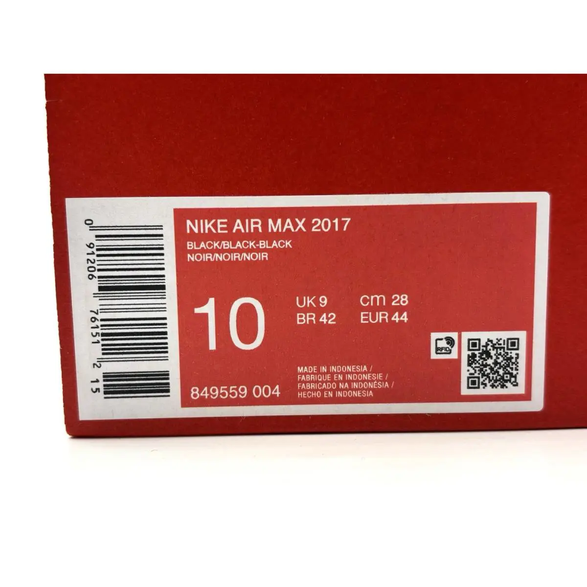 Nike shoes - Nike Air Max 2017 - Air Max - 849559-004 - Black 10