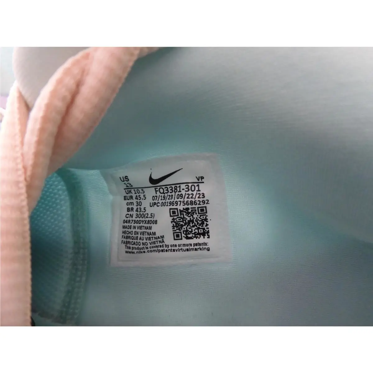 Nike shoes - Nike Sabrina 1 - Sabrina - FQ3381-301 - Blue 4