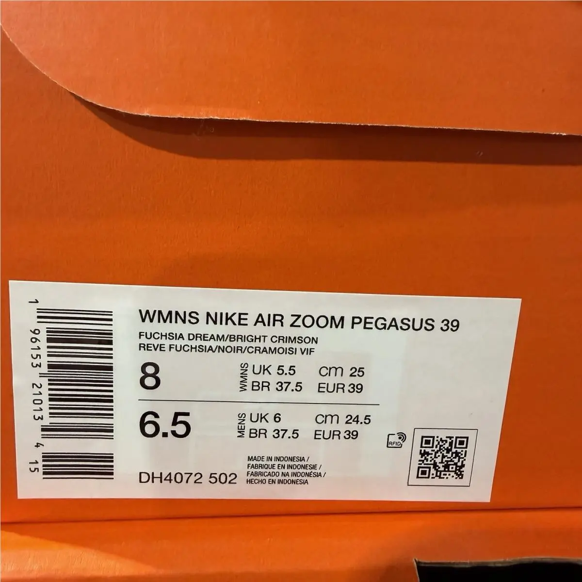 Nike shoes - Nike Air Zoom Pegasus 39 - DH4072-502 - Purple 6