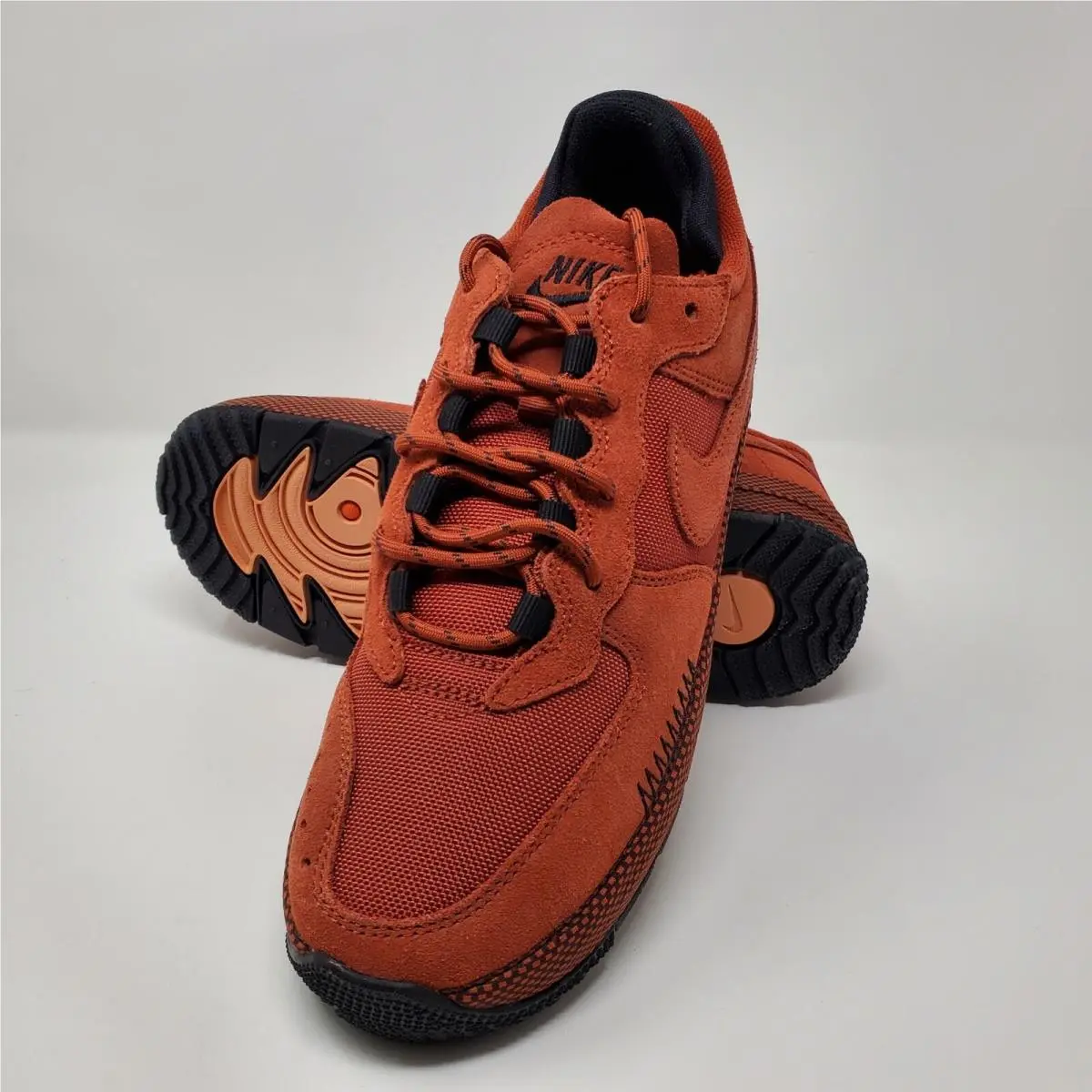 Nike Air Force 1 Wild Low Mahogany Low-top Shoes Women`s Size 7 FB2348-800