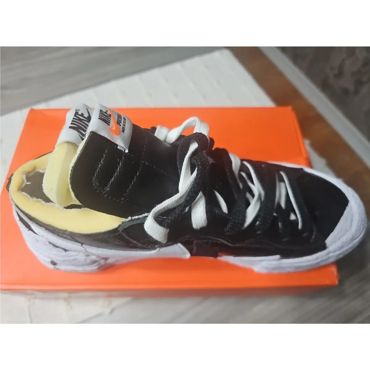 Nike shoes - Nike Blazer - Blazer - DM6443-001 - Black, _manufacturer_s: Black/White, _normalized_manufacturer_s: Black 4