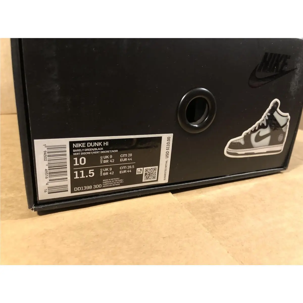 Nike shoes - Nike Dunk - Dunk - DD1398-300 - Green (UPC: 0194502495164) 7