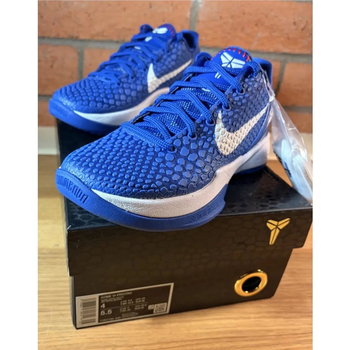 Nike shoes - Nike Kobe 6 - Kobe - CW2190-400 - Blue, Manufacturer: Game Royal/White/University Red 0