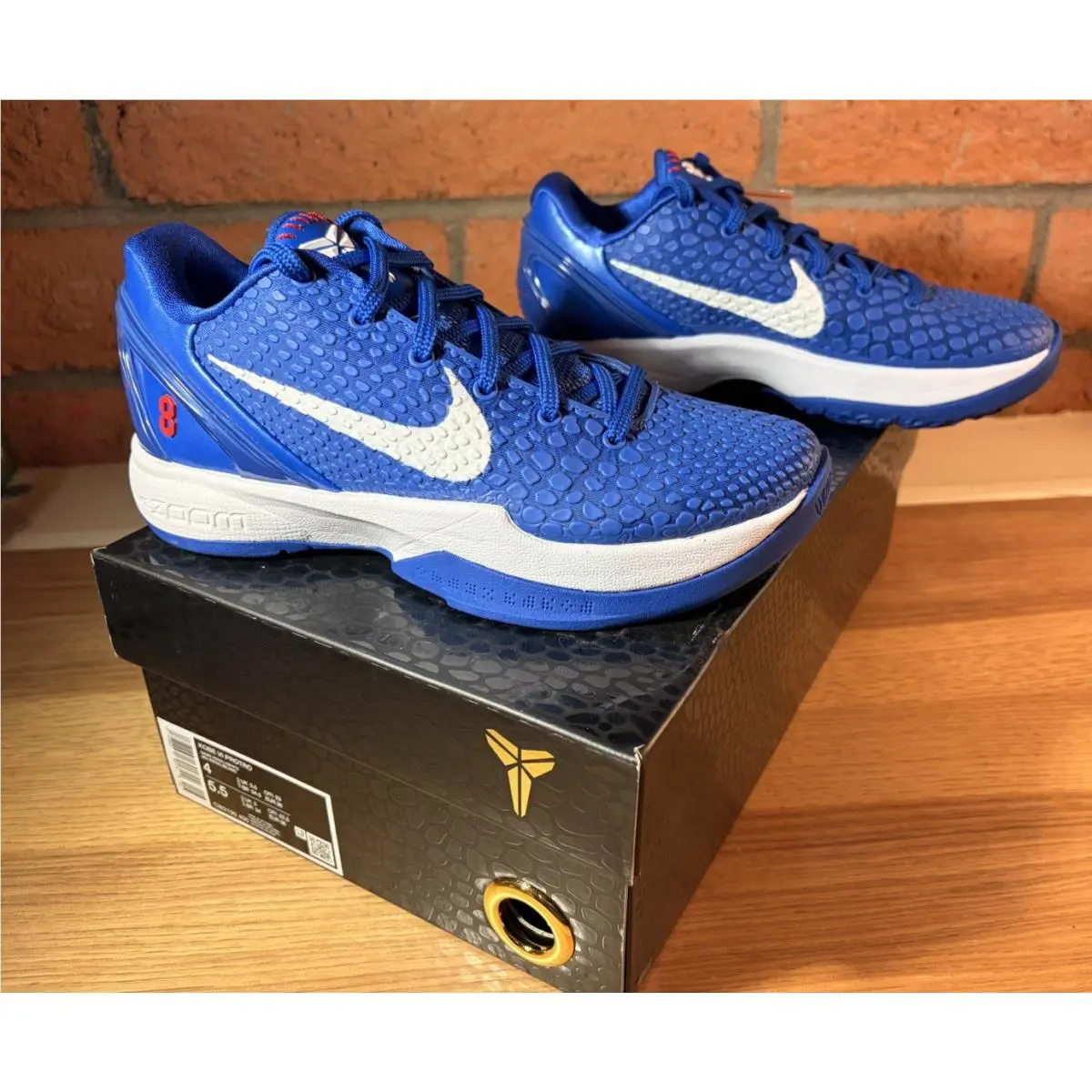 Nike shoes - Nike Kobe 6 - Kobe - CW2190-400 - Blue, Manufacturer: Game Royal/White/University Red 1