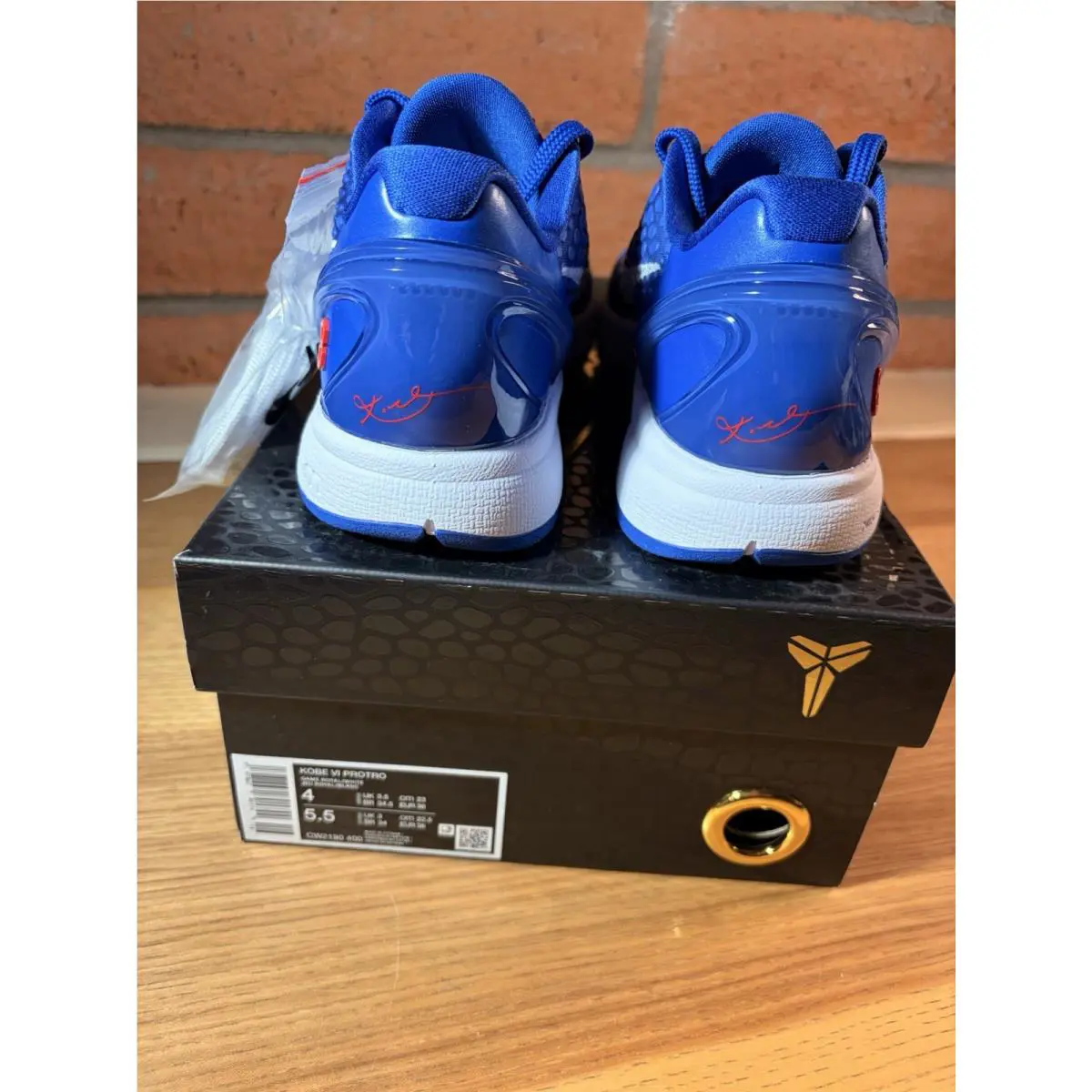 Nike shoes - Nike Kobe 6 - Kobe - CW2190-400 - Blue, Manufacturer: Game Royal/White/University Red 6