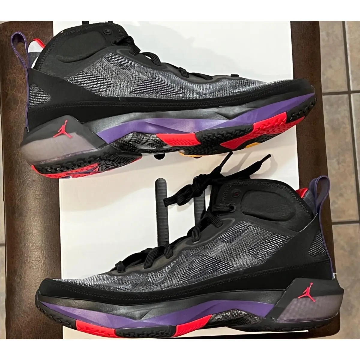 Nike shoes - Air Jordan 37 - Air - DD6958-065 - BLACK/CLUB PURPLE/DARK CHARCOAL/TRUE RED 16
