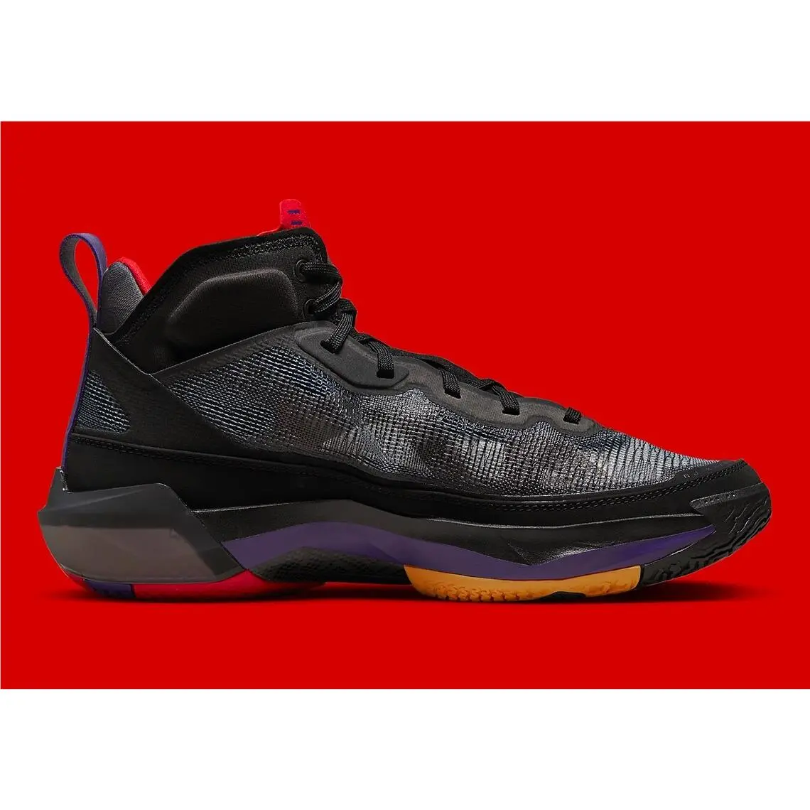 Nike shoes - Air Jordan 37 - Air - DD6958-065 - BLACK/CLUB PURPLE/DARK CHARCOAL/TRUE RED 4