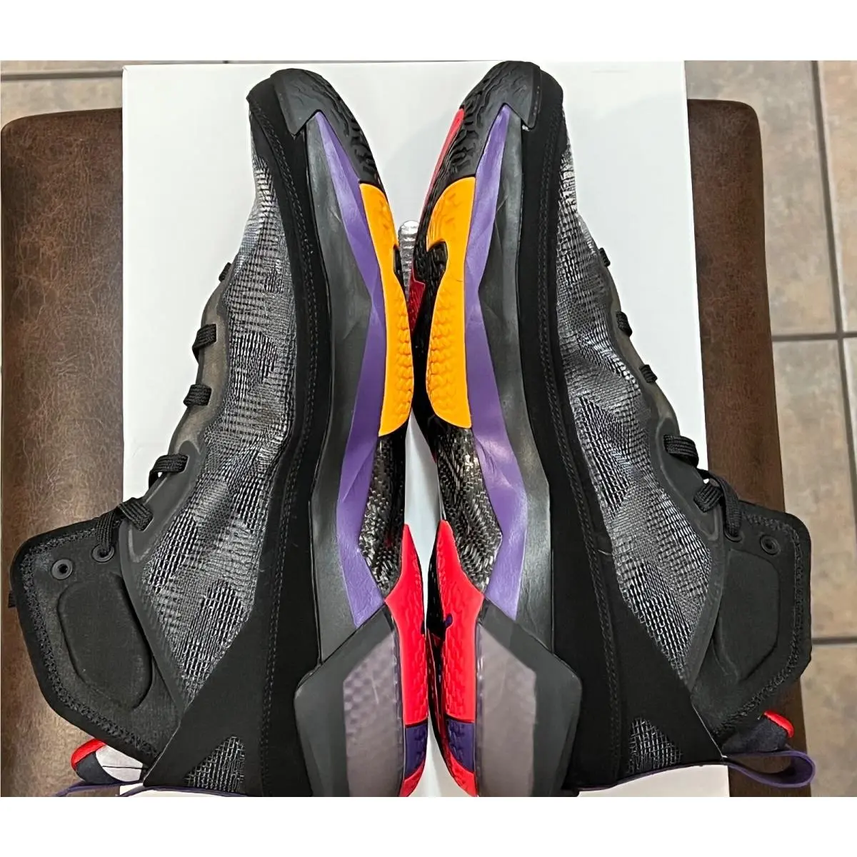 Nike shoes - Air Jordan 37 - Air - DD6958-065 - BLACK/CLUB PURPLE/DARK CHARCOAL/TRUE RED 5