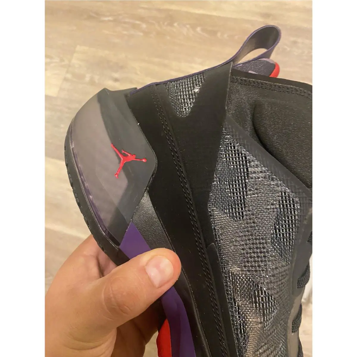Nike shoes - Air Jordan 37 - Air - DD6958-065 - Black/True Red/Club Purple/Dark Charcoal/Okra (UPC: 196152189066) 7