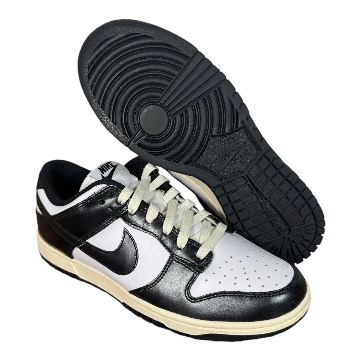 Nike Women`s Dunk Low Prm White Black Coconut Milk FQ8899-100 Panda Size 8.5 - White/Black-Coconut Milk