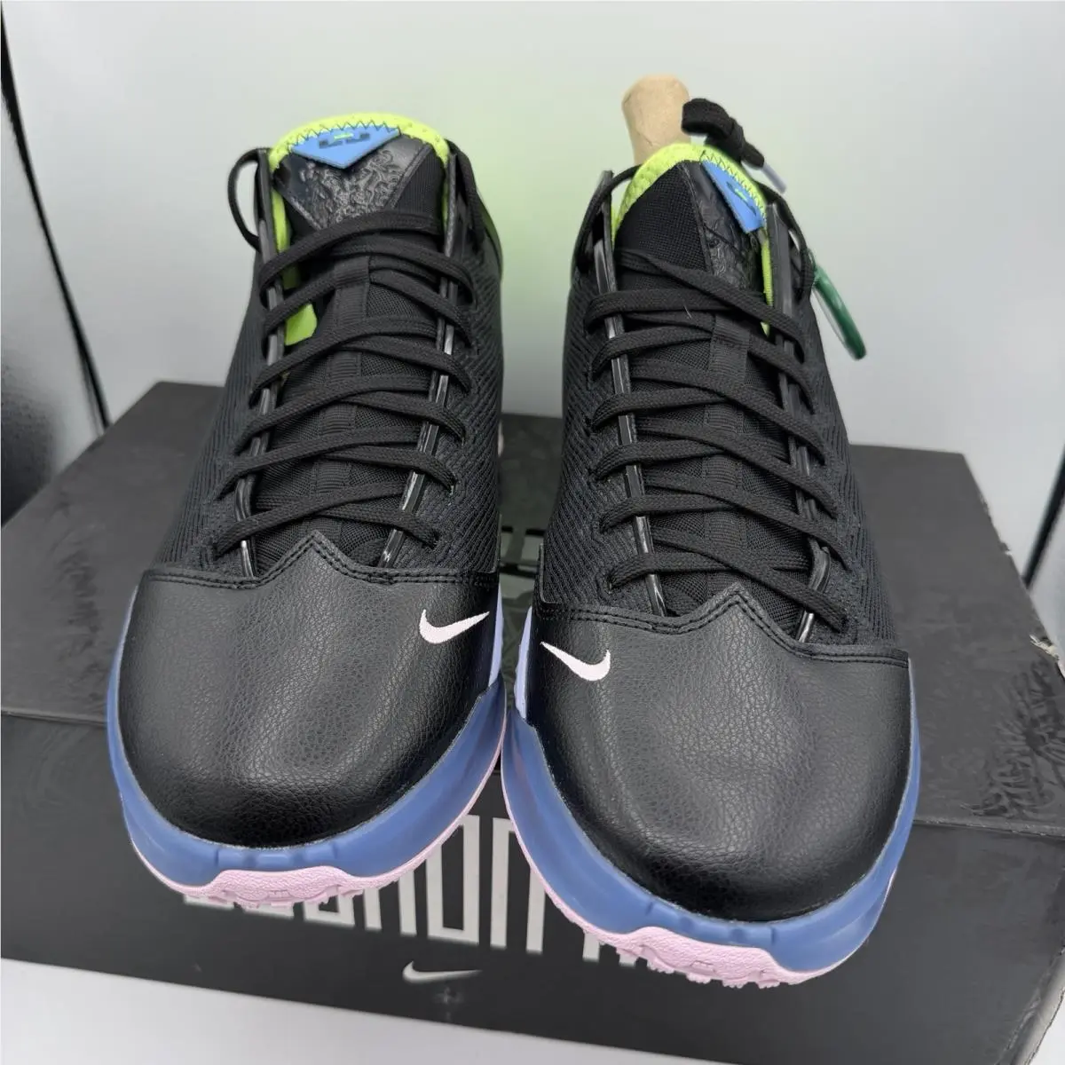 Nike shoes - Nike LeBron 19 - LeBron - DO9829-001 - Black, Manufacturer: Black/Purple Pulse/Pink Foam/Ghost Green 1