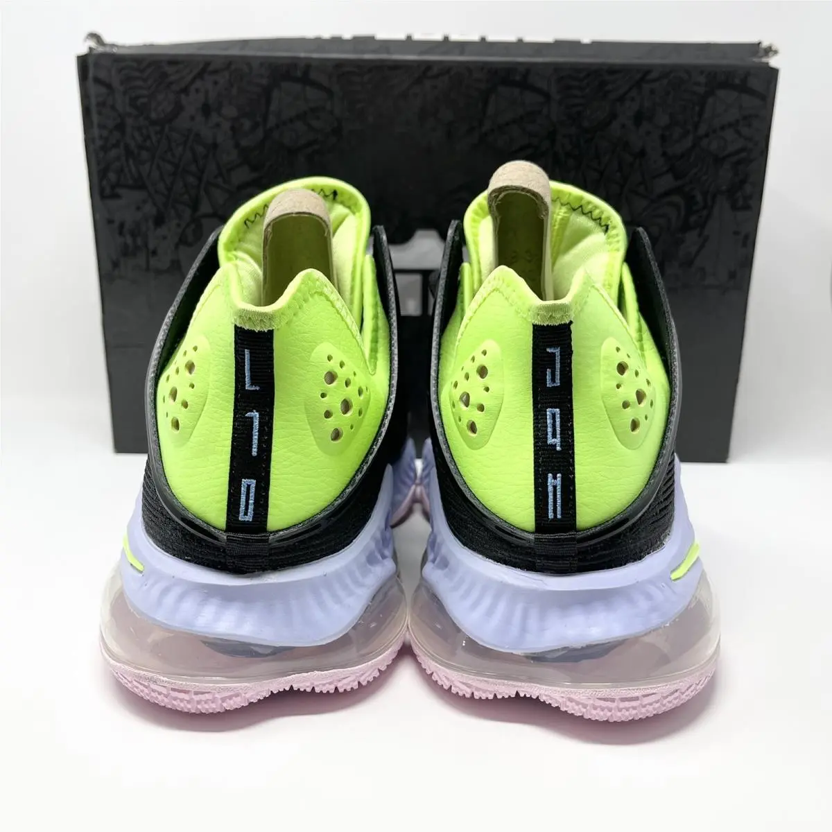 Nike shoes - Nike Lebron 19 Low - Lebron Low - DO9829-001 - Black/Ghost Green-Purple Pulse 4