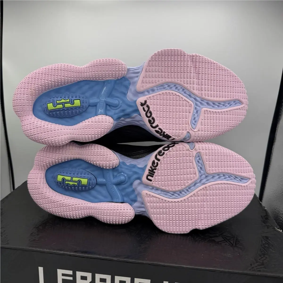 Nike shoes - Nike LeBron 19 - LeBron - DO9829-001 - Black, Manufacturer: Black/Purple Pulse/Pink Foam/Ghost Green 3