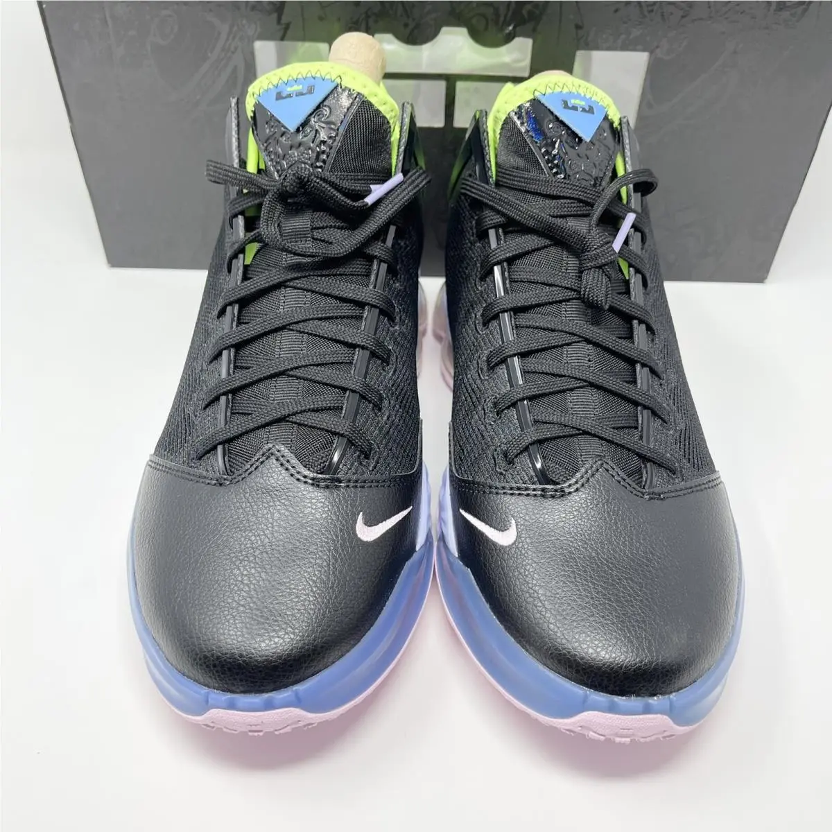Nike shoes - Nike Lebron 19 Low - Lebron Low - DO9829-001 - Black/Ghost Green-Purple Pulse 0