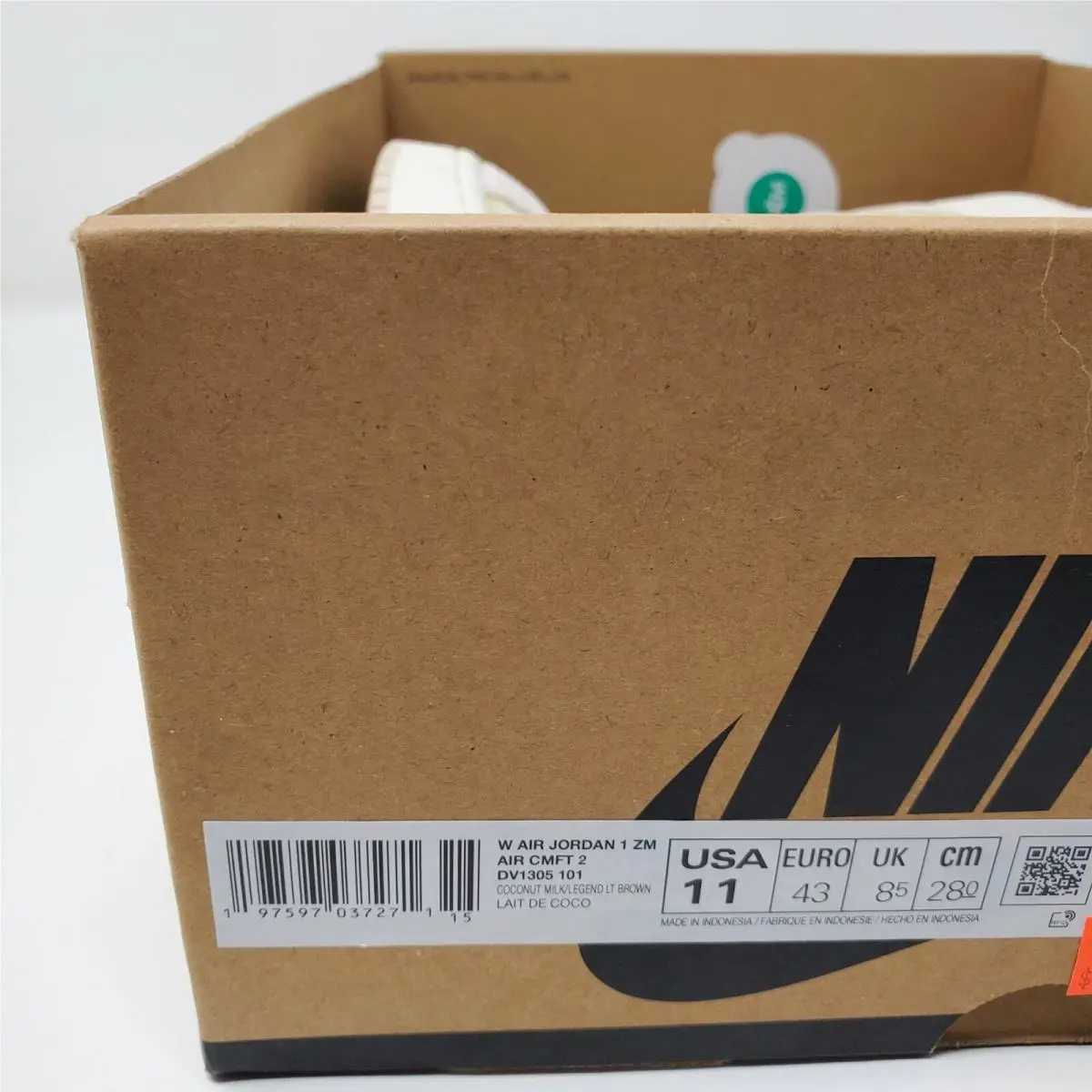 Nike shoes - Nike Air Jordan 1 - Air - DV1305-101 - Beige 9