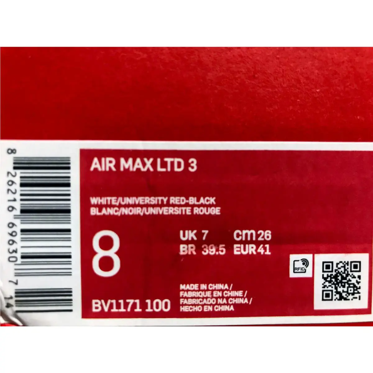 Nike shoes - Nike Air Max LTD - Air Max LTD - BV1171-100 - White (UPC: 826216696307) 3