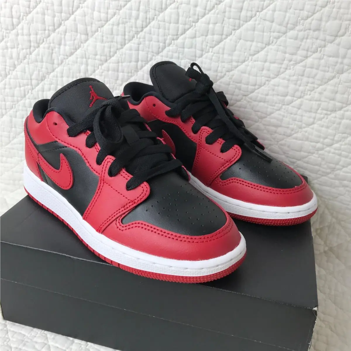Nike shoes - Air Jordan 1 Low - Air Low - 553560-606 - Gym red/black/white 8