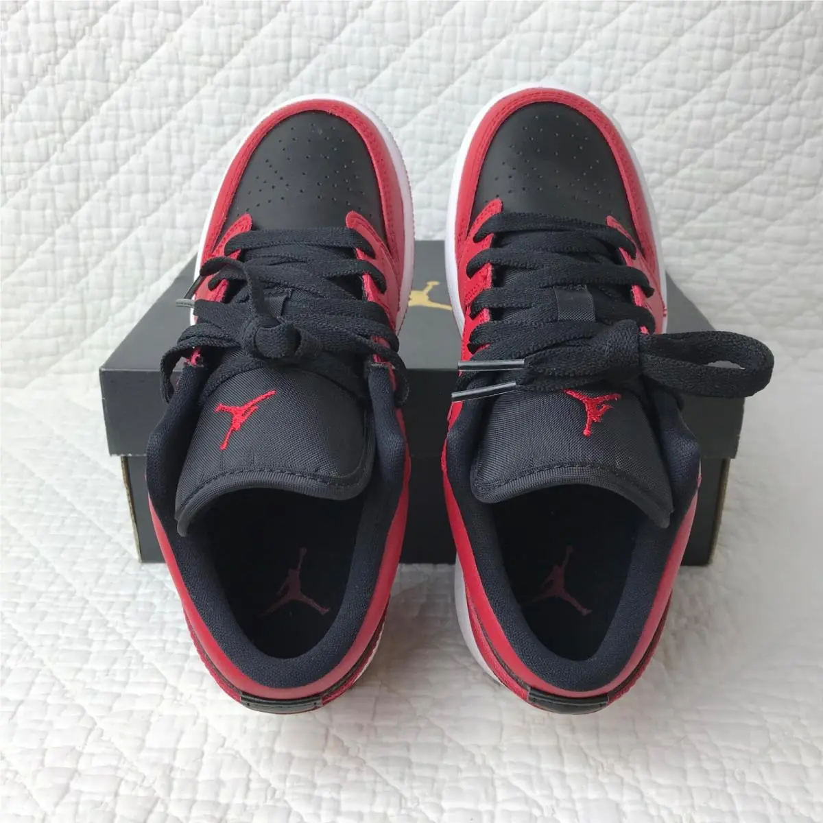 Nike shoes - Air Jordan 1 Low - Air Low - 553560-606 - Gym red/black/white 10