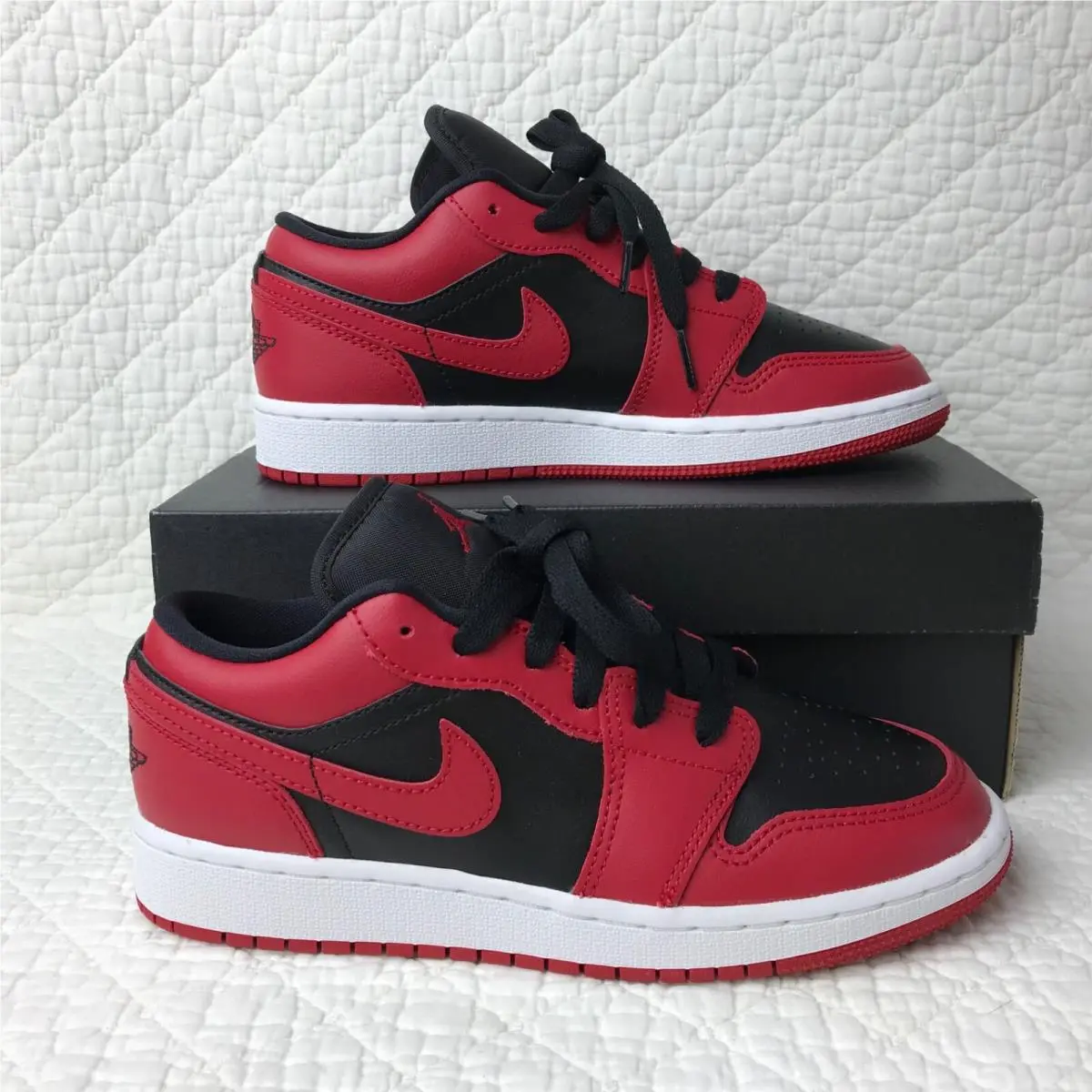 Nike shoes - Air Jordan 1 Low - Air Low - 553560-606 - Gym red/black/white 0