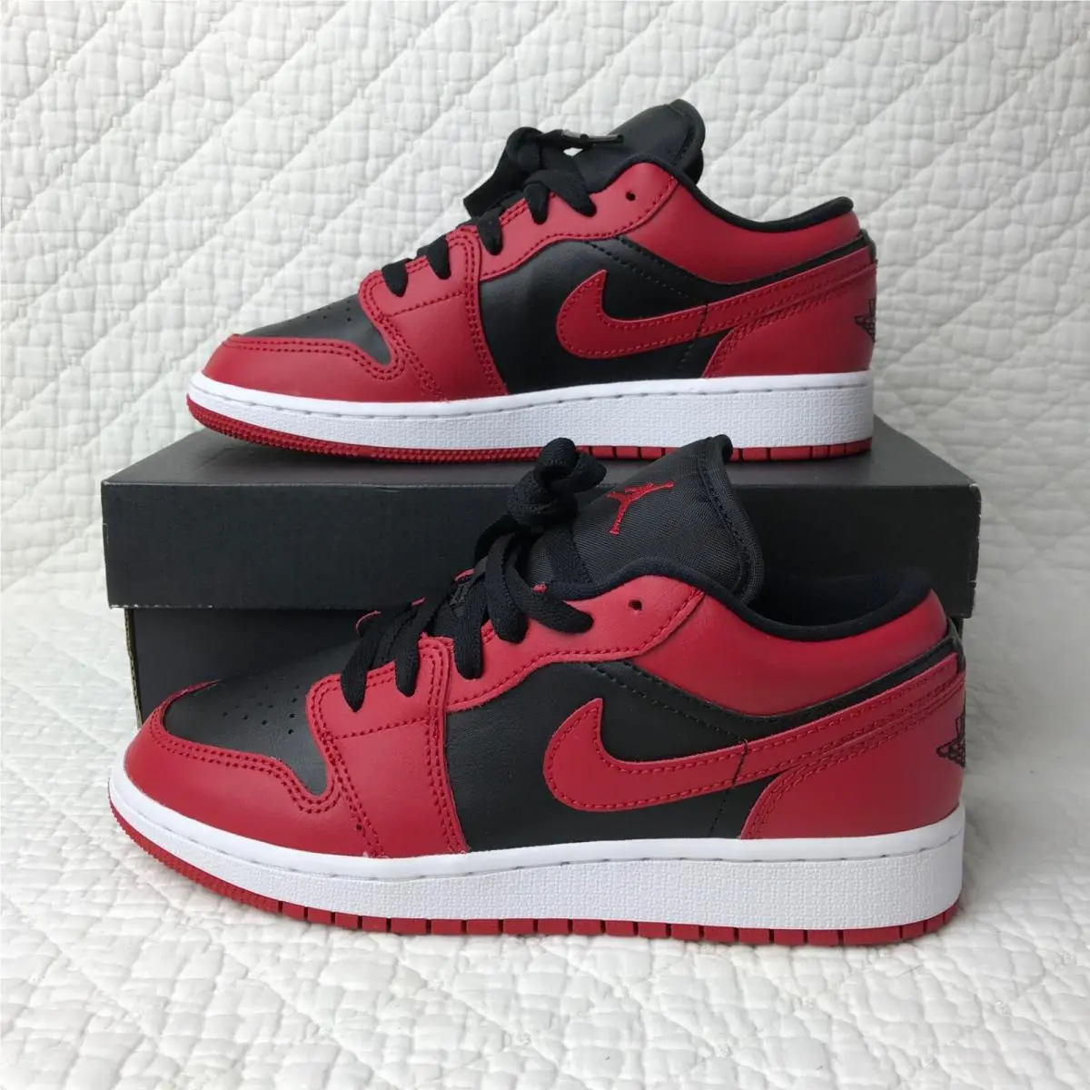 Nike shoes - Air Jordan 1 Low - Air Low - 553560-606 - Gym red/black/white 1
