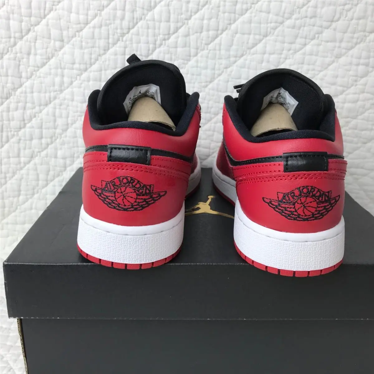 Nike shoes - Air Jordan 1 Low - Air Low - 553560-606 - Gym red/black/white 4