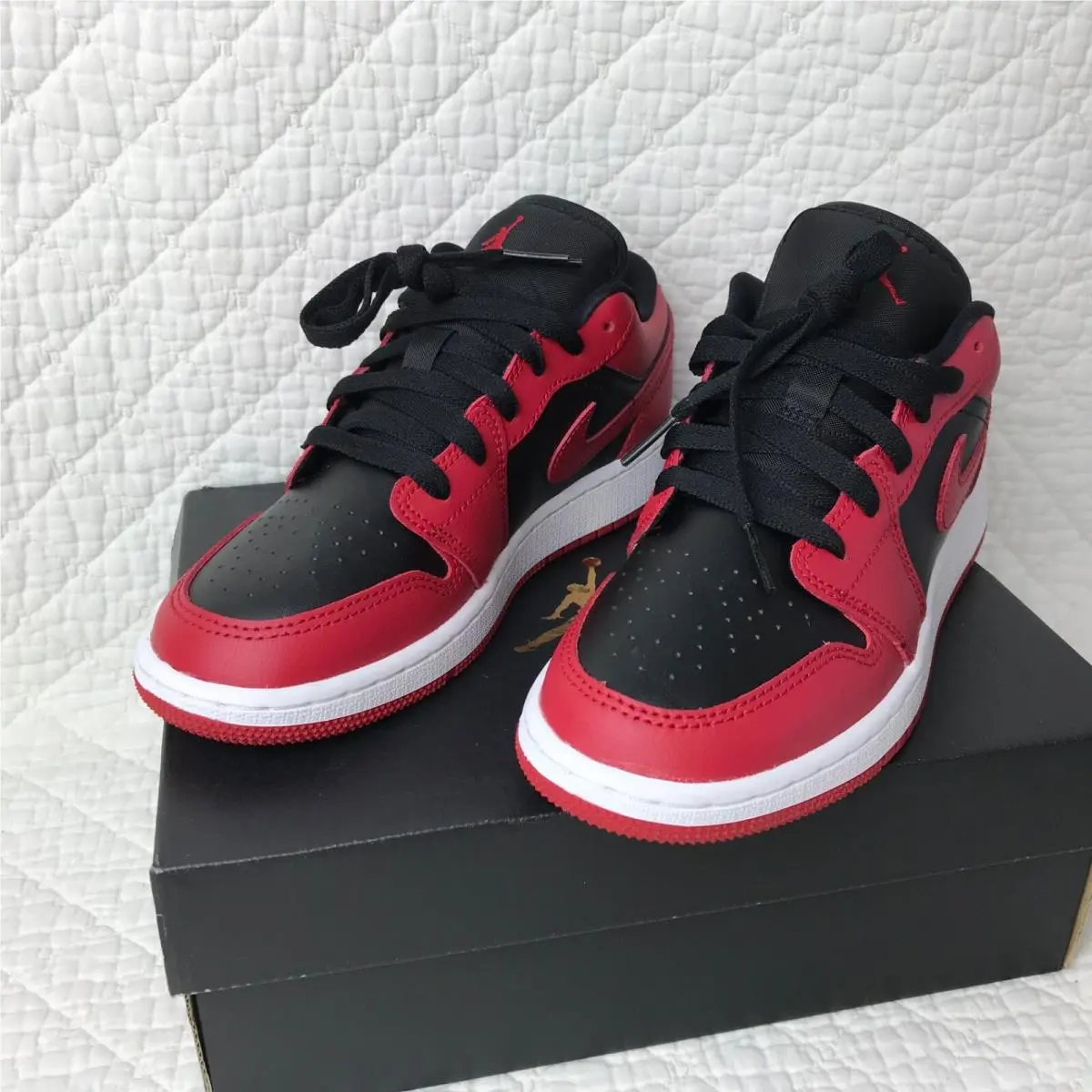 Nike shoes - Air Jordan 1 Low - Air Low - 553560-606 - Gym red/black/white 6