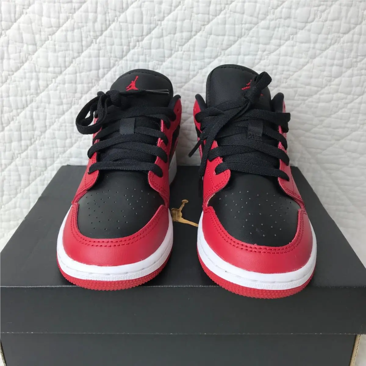 Nike shoes - Air Jordan 1 Low - Air Low - 553560-606 - Gym red/black/white 3
