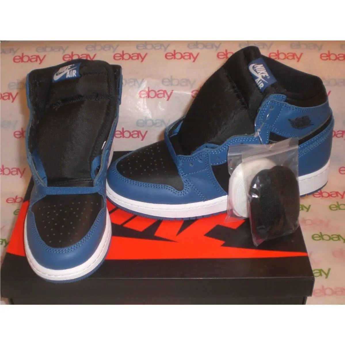 Nike shoes - Air Jordan 1 - Air - 575441404 - Blue 0