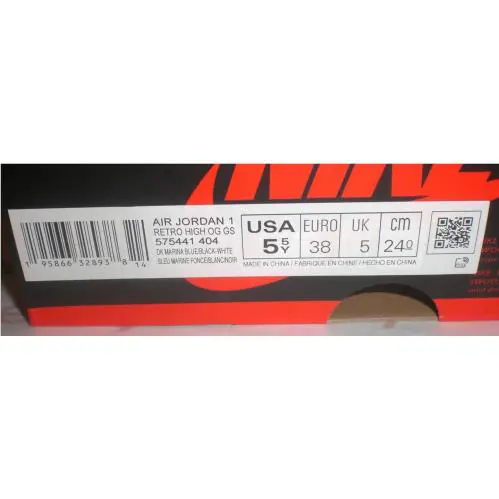 Nike shoes - Air Jordan 1 - Air - 575441404 - Blue 4