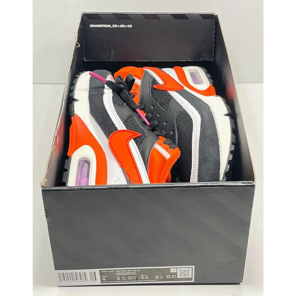 Nike shoes - Nike Air Max BW - Air Max - DM6444001 - BLACK RUSH ORANGE-WHITE (UPC: 195244697984) 8