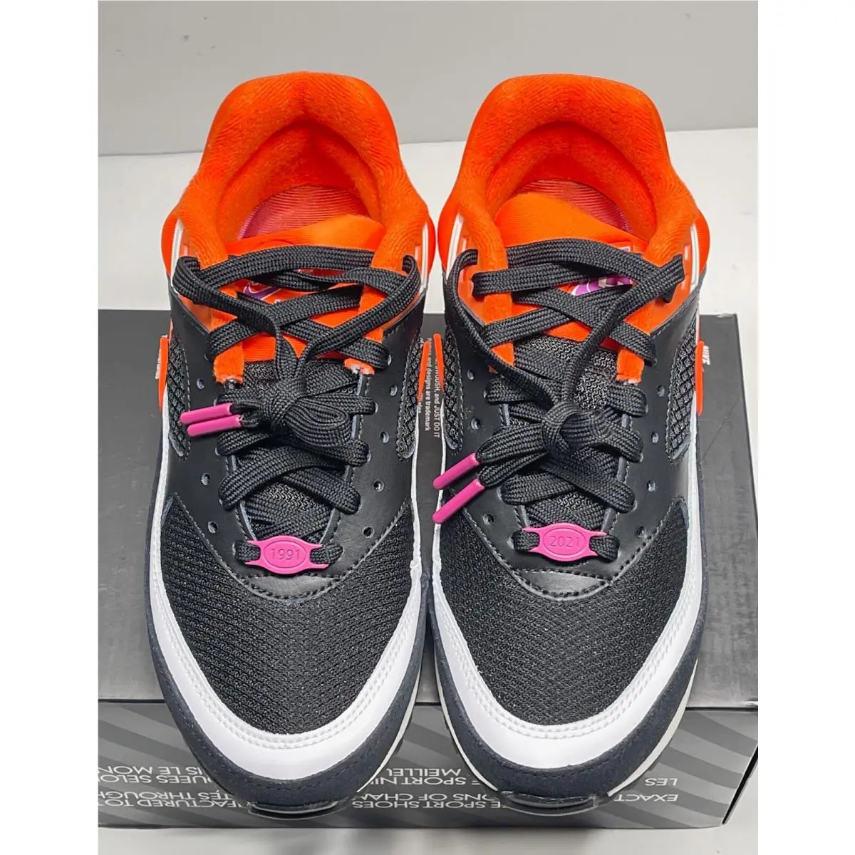 Nike shoes - Nike Air Max BW - Air Max - DM6444001 - BLACK RUSH ORANGE-WHITE (UPC: 195244697984) 2