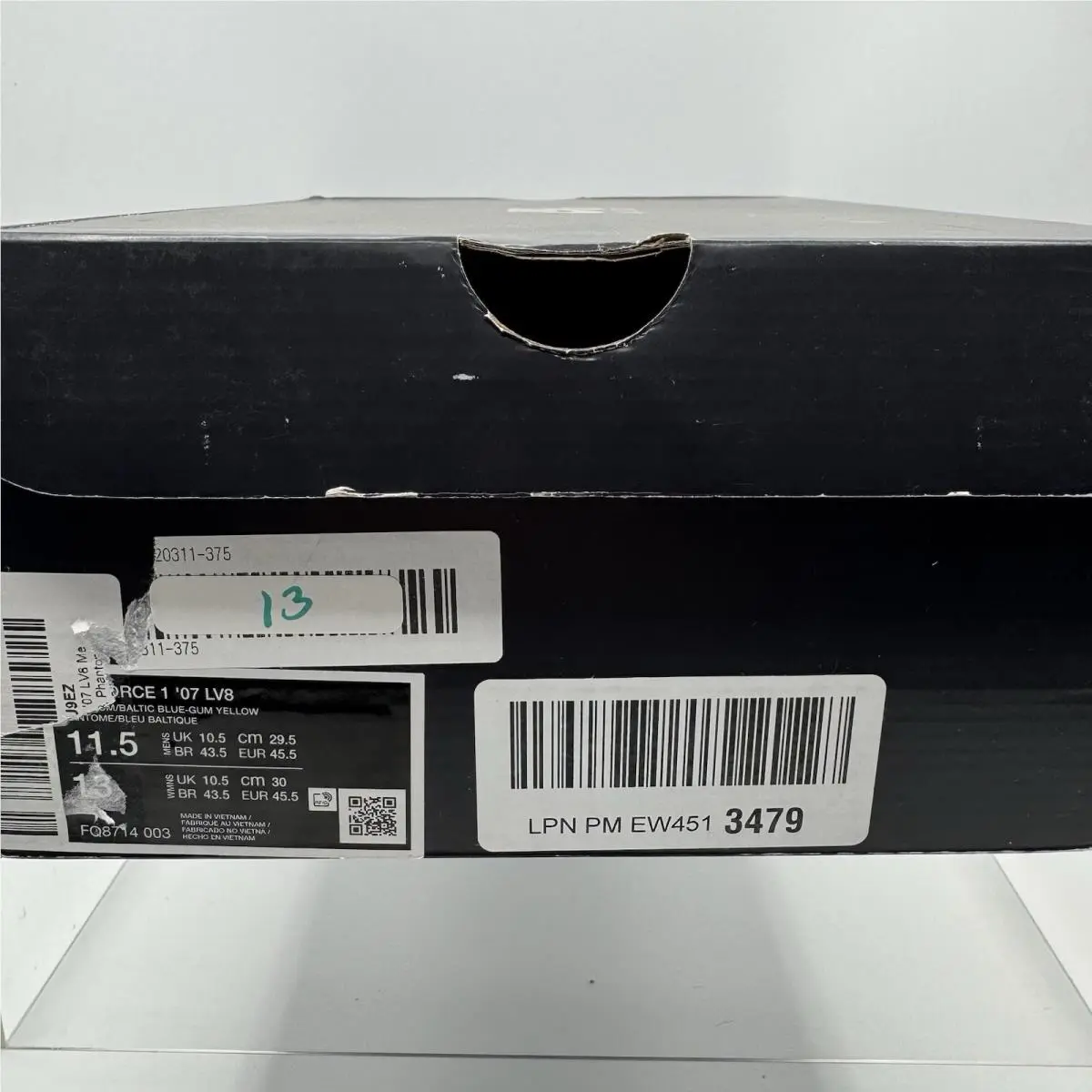 Nike shoes - Nike Air Force 1 - Air Force - FQ8714-003 - Blue 5