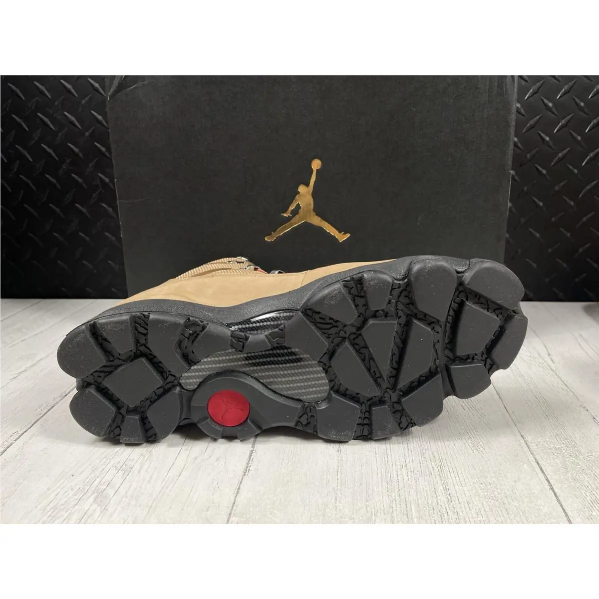 Nike shoes - Air Jordan Winterized 6 Rings - FV3826-202 - Rocky Tan/Black/Varsity Red (UPC: 196969582173) 9