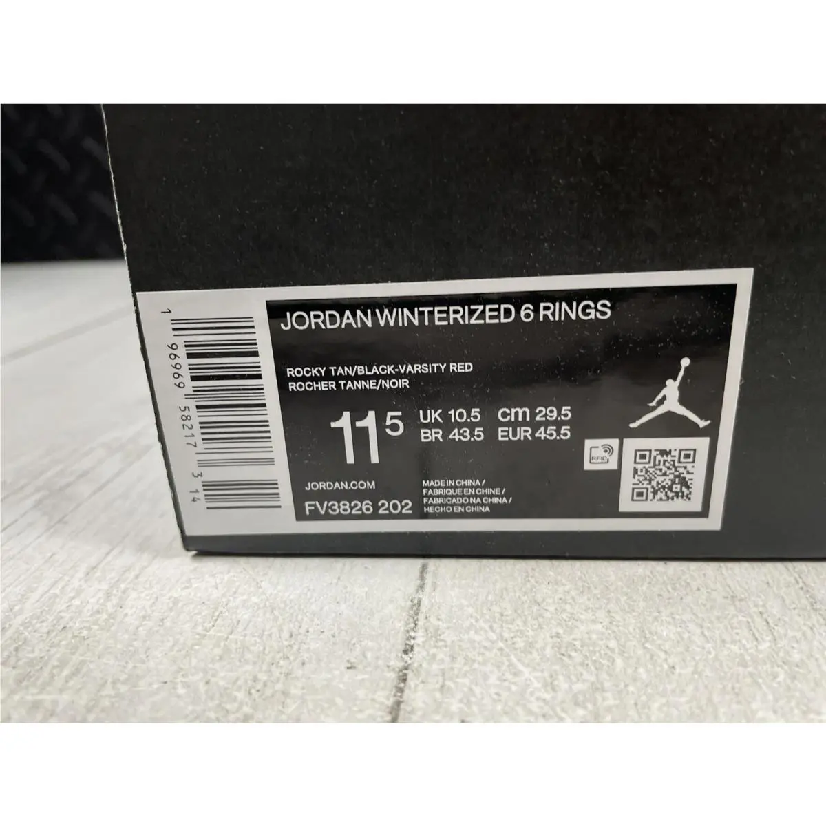 Nike shoes - Air Jordan Winterized 6 Rings - FV3826-202 - Rocky Tan/Black/Varsity Red (UPC: 196969582173) 10
